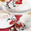 Coupe Shaped 20pcs ceramic dinnerware set made in china