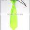 Solid Zip Up Uniform Neck Ties