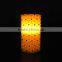 decal decarative pillar fireless led candle