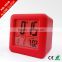 Wholesale fashion design LED digital desk wooden alarm clock