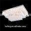 crystal ceiling lamp, modern led square ceiling lamp