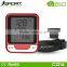 Waterproof Bike Digital Speedometer Reset with HRM