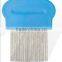 Hot sell Pet flea comb with plastic and stainless steel