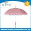 Superior quality competitive price customize pink golf umbrella