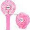 Portable battery-replaceable hand held fan for camping, hiking, daily work for hot weather mini usb fan folding usb air fan