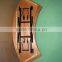 PVC Edging Serpentine Hotel Small Wood Folding Table