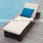 Outdoor Beach Swimming Pool lounge chair with footrest