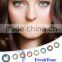 new style color contact lens 1,2,3 tone freshtone contact lens