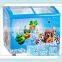 Supermarket Glass Door Display Ice Cream Freezer for Sale