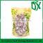 High quality food grade glossy printed plastic packaging jelly candy bag for baby food in china 
