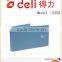 Deli Strong Metallic color folder , A6 Paper clip model 5352