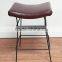 TB creative design vintage saddle bar stool black