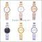 OEM custom you own logo golden wrist watches alloy bracelet watch