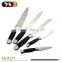 5pcs hollow handle stainless steel knife and MDF knife holder