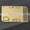 Customized hotsell sliver metal business card