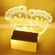 New arrival fashionable personalized lovely shape acrylic light cheaper price
