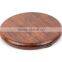 Wood adaptive QI fast wireless charger for samsung note 5 s6edge+ s7 s7edge