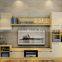 Modern white wood living room cabinet tv