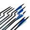 Hunting Bow Arrows Aluminum Arrow Shaft With 3''Inch Plastic Fletches
