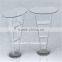 high quality acrylic lucite 3pcs Nesting Coffee Table Set