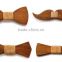 2016 Hot Fashion men Bamboo bow tie Accessory wedding Event hardwood Wood Bow Tie For Men Butterfly Neck Ties Factory
