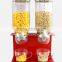 Food Dispenser w/ Label Holder, Continuous Flow - Black(B-0272)