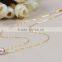 AAA grade fashionable Akoya pearl pendant 18k gold pendant 8-8.5mm round pearl pendant necklace