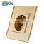 Toughened glass panel germany plug socket