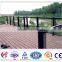 Modern steel clamp for frameless glass railing