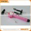 Newest Selfie Stick For Mobile Phone,flexible cartoon camera wired monopod selfie stick