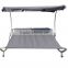 Outsunny Swimming Pool Outdoor Double Hammock Bed Chaise Lounge - Grey