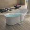 customized design acrylic solid surface bathtub, artificial stone bath tub