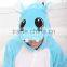 2015 Cheapest Blue Hippo adult animal onesie pajamas