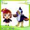 Hot selling 2017 New Year Chinese Mascot Plush Stuffed Good Luck Chicken Toy