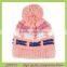 New striped winter hat women's hat