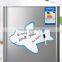 Magnetic Whiteboard for Kitchen Fridge Magnet Board Dry Erase Sheet with PET film 17 x 12 inch 0.5 mm