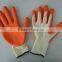 latex palm coated crinkle gloves