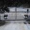 aluminum/ wrought iron/galvanized powder coated steel/Iron/ Useful Steel Outdoor Garden Gates