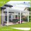 outdoor easy fixed solid polycarbonate gazebo shed for balcony terrace