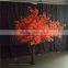 outdoor street park garden Led artificial red maple tree decoration