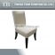 hot sale modern high back wooden dining chair with leather design