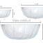 9inch,8inch, 6.5inch 5.5inch, 4.5inch Clear Glass Fruit or Salad Bowl