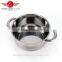 2016 best quality popular in niddle east stainless steel cookware pot/stainless steel camping pot