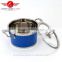 custom-color hot sale stainless steel cooking pot sets