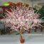 GNW BLS041-1 Silk Cherry Blossom Bonsai Tree With Wood Stand Artificial Flower Wedding Tree