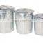 Trash Bin Metal Garbage Can Powder Coated Trash Can