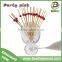 Factory Disposable Bamboo Skewer With Bead