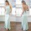 High Slit Long Maxi Dress For Middle Aged Women