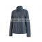 Windproof Women Grey Color Logo Design Jackets in Winter