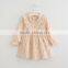 Baby's and Kids Clothing Wholesale Beautiful Girls Casual Flower Printing Ruffle Dresses